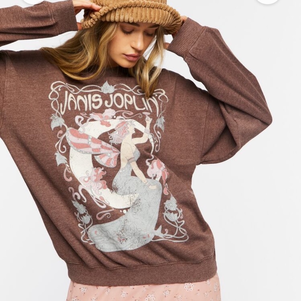 ISO JANIS JOPLIN CREWNECK F21- NOT FOR SALE